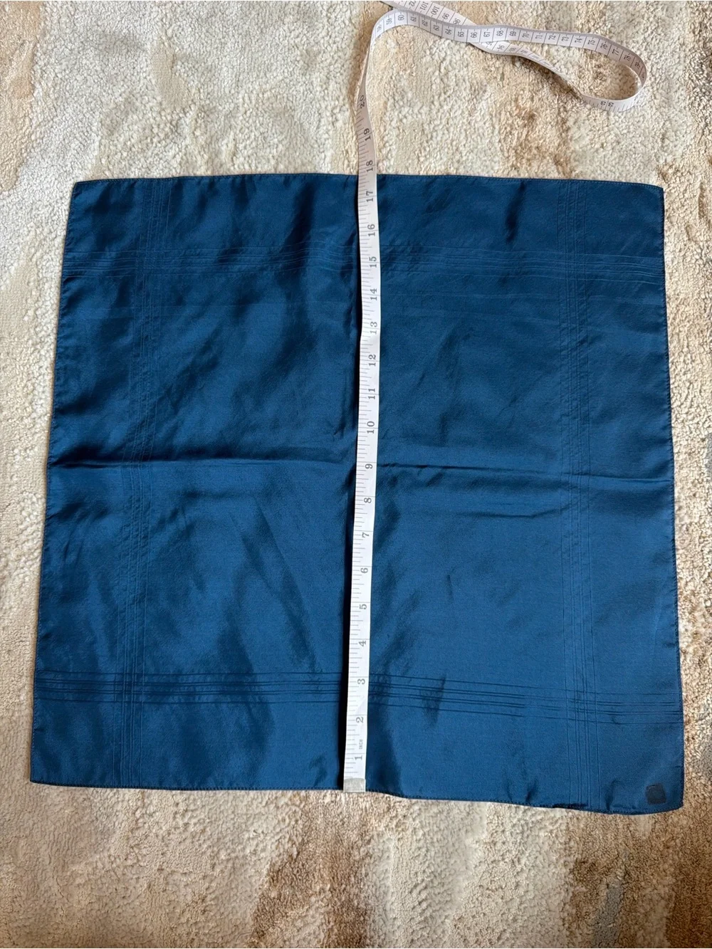Vintage Dayton’s Pure Silk Blue Scarf Made in England